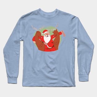 Drunk Santa Long Sleeve T-Shirt